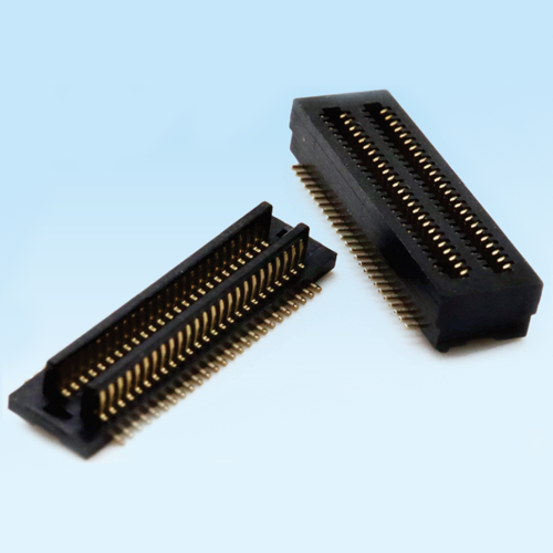 0.5mm 合高3.0-8.5 双槽直插 公母座 「板对板连接器」